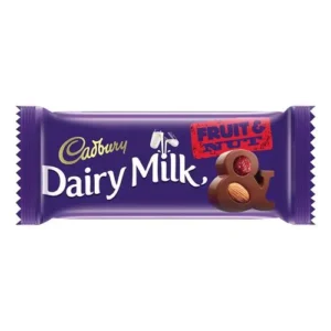 CADBURY DAIRY MILK FRUITNamp;NUT MRP 45