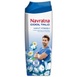 NAVRATNA MINT FRESH TALC 100G 85/-