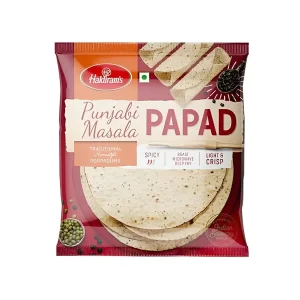 HALDIRAM PUNJABI MASALA PAPAD MRP 52