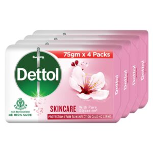 DETTOL SKINCARE SOAP 4*75G 110/-