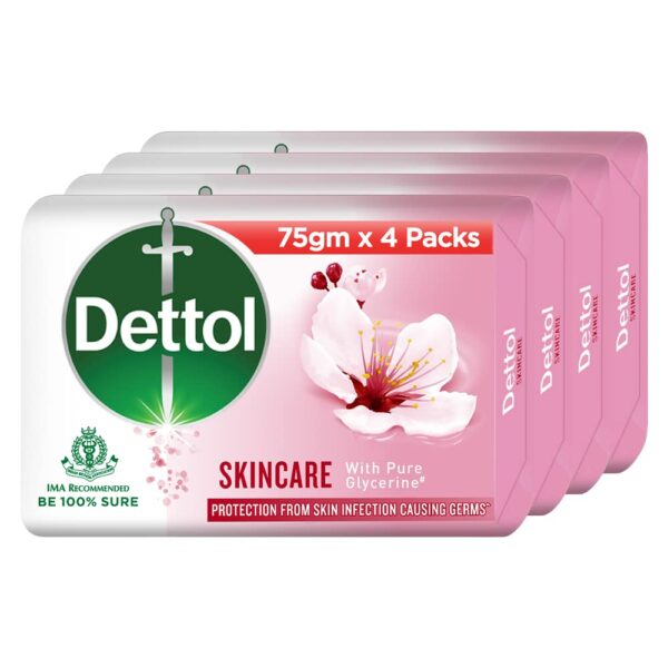 DETTOL SKINCARE SOAP 4*75G 110/-