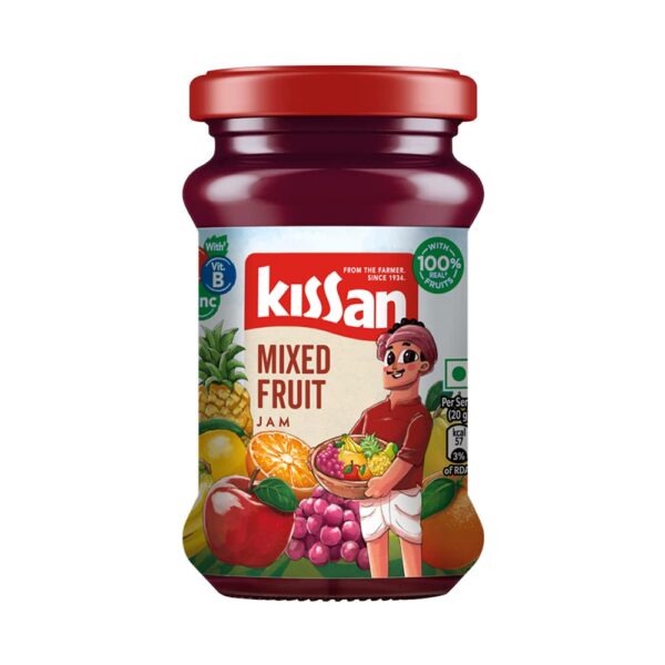 KISSAN MIX FRUIT JAM JAR 200G