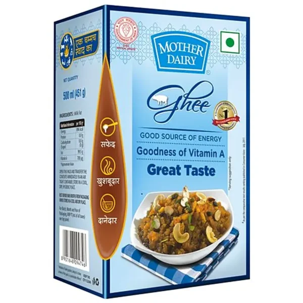 MOTHER DAIRY GHEE 500ML