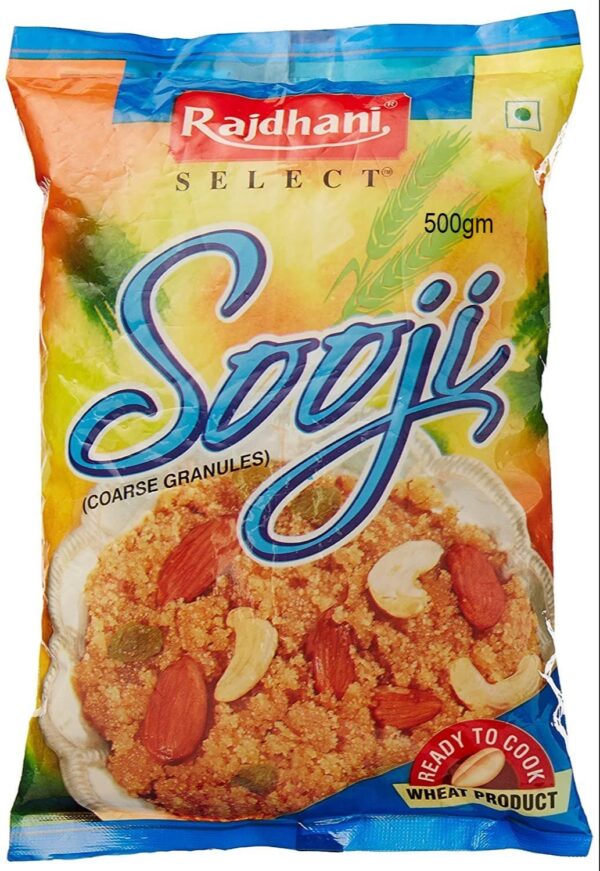 RAJDHANI SOOJI 500GM