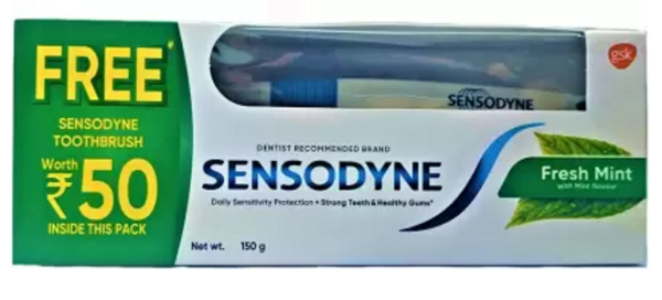 SENSDYNE 150G FRESHMINT-BRUSH FREE