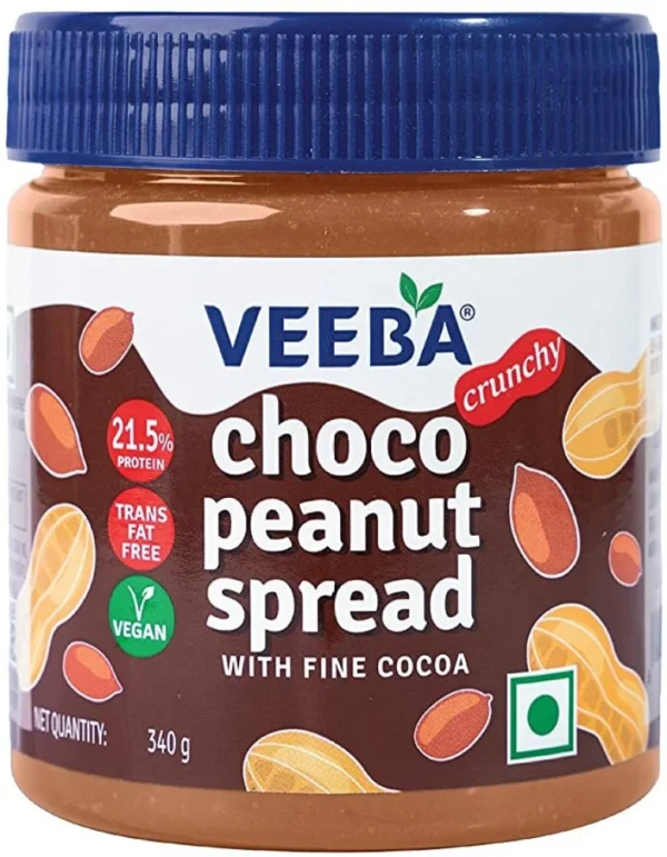 VEEBA CHOCO PEANUT SPREAD 340 GM