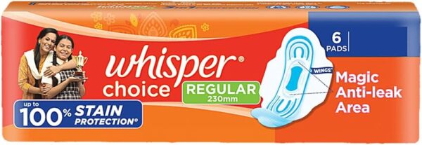 WHISPER CHOICE REGULAR 230MM