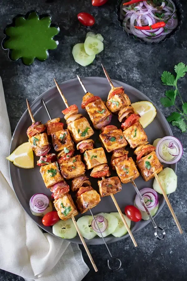 Achari Paneer Grilled