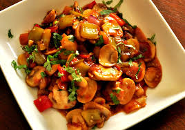 Chilli Mushroom Gravy (Half)