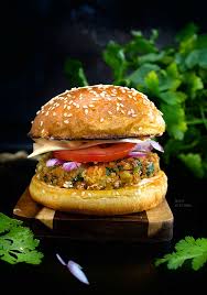 Crispy Aloo Patty Burger