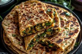 Hari Mirch Paratha