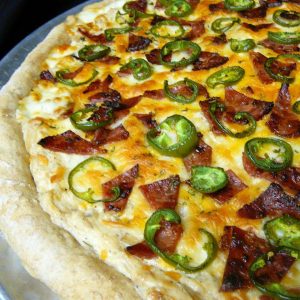 Jalapeno N Onion Pizza (Double Topping)