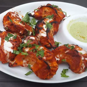 Achari Mushroom Momo[4 Pc]